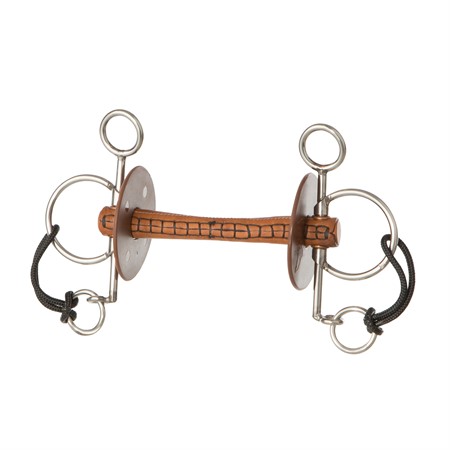 Pelham w hooks, Leather