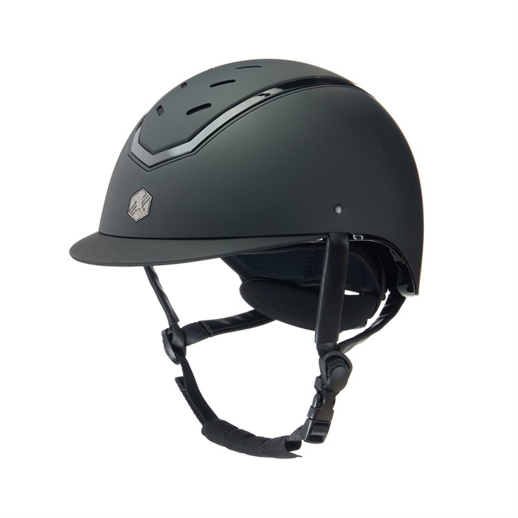 Kylo ridhjälm Matte Black/shiny black S (52-55cm) - Svart