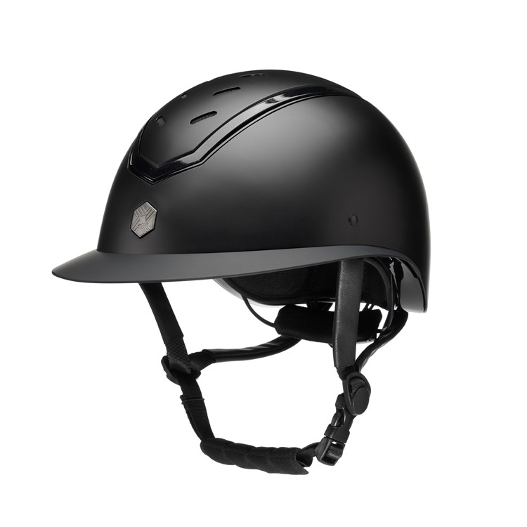 Kylo ridhjälm Matte Wide Peak Black/ M (55-58cm) - Silver