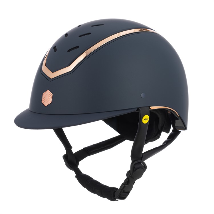 Kylo ridhjälm Matte Mips Black/shiny black S (52-55cm) - Svart