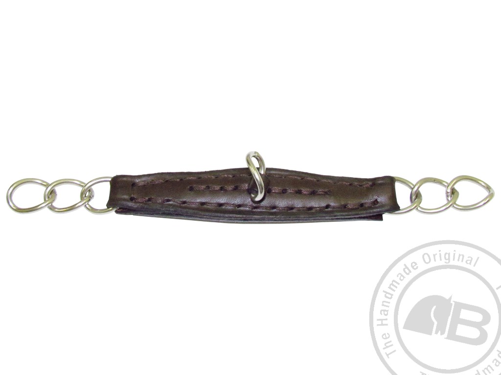 Curb chain leather