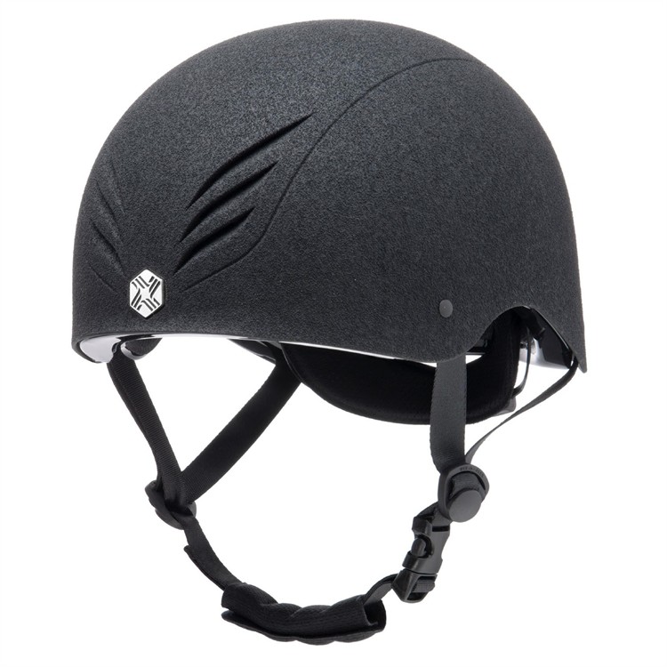 Phoenix ridhjälm Black/Chrome Medium - Svart