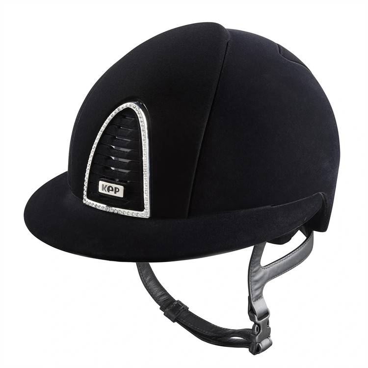 Cromo 2.0 Velvet, frame Swarovski Polo peak hjälm