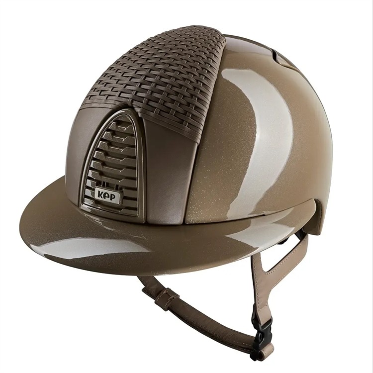 Cromo 2.0 Roma Diamond Polo peak hjälm Taupe